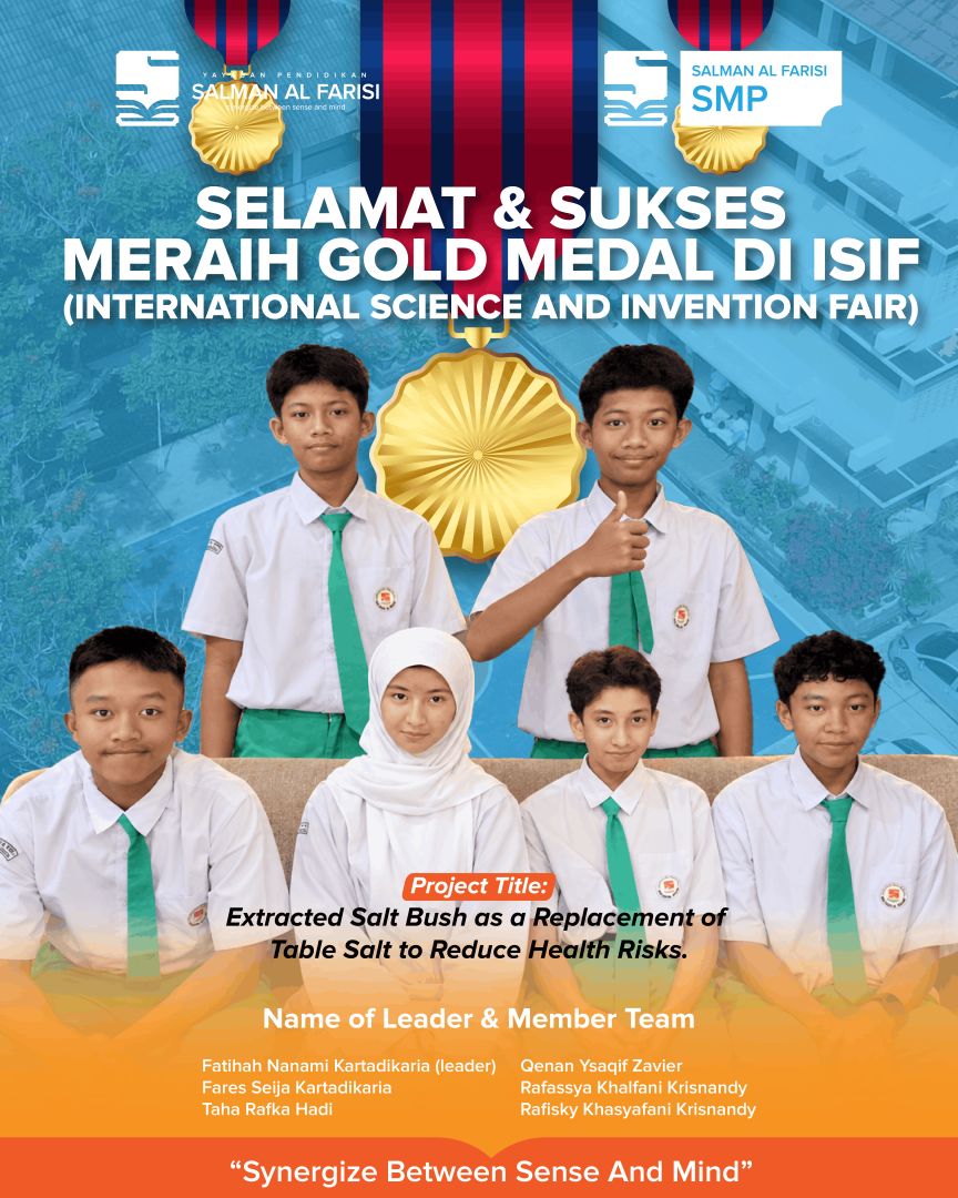 Selamat & Sukses Meraih Gold Medal DI ISIF (International Science And Invention Fair)